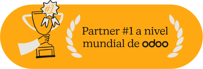 Partner #1 a nivel mundial de Odoo
